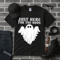 Just Here For The Boos Funny Ghost Tall T-Shirt