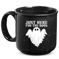 Just Here For The Boos Funny Ghost 15oz Campfire Ceramic Mug