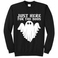 Just Here For The Boos Funny Ghost Tall Sweatshirt