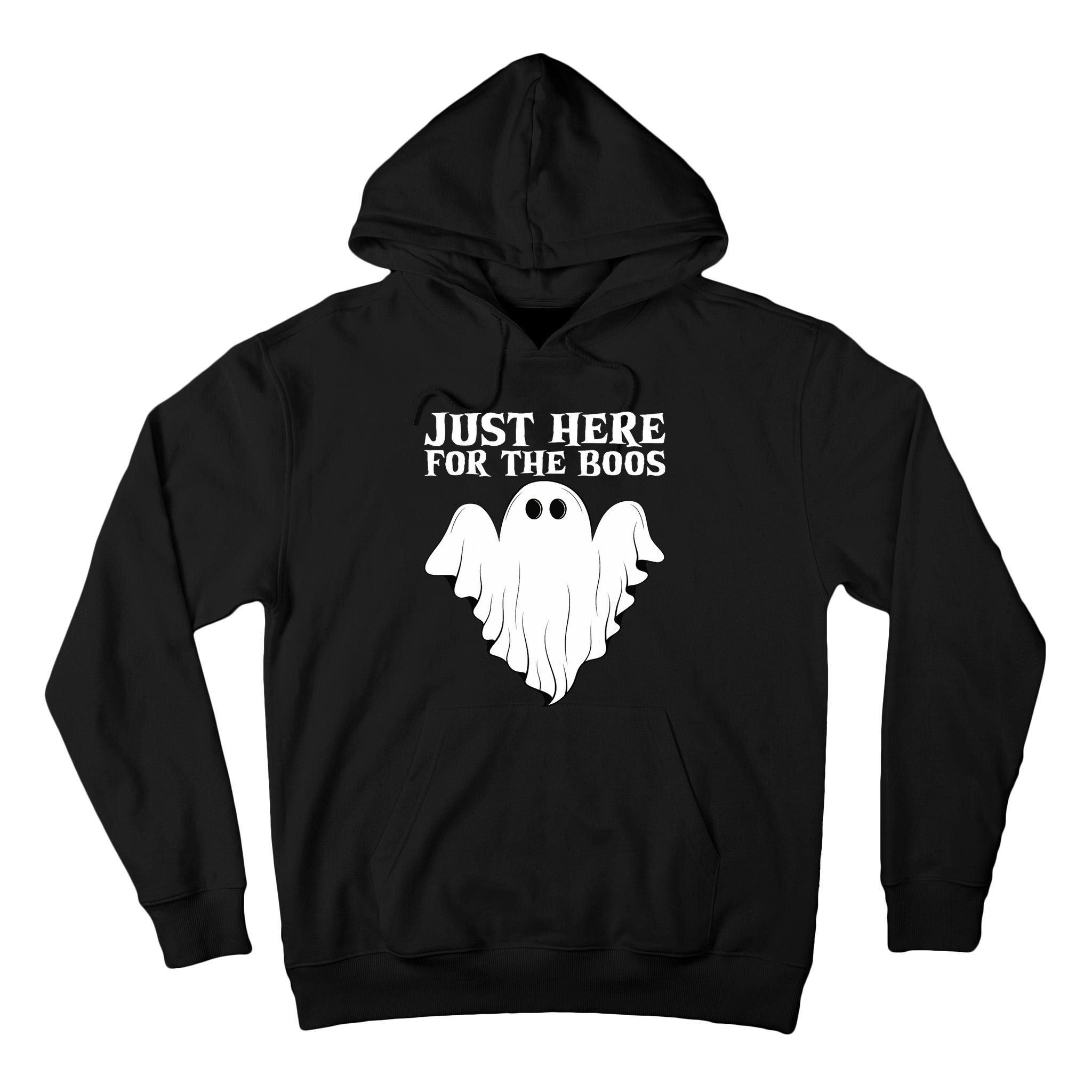 Just Here For The Boos Funny Ghost Tall Hoodie