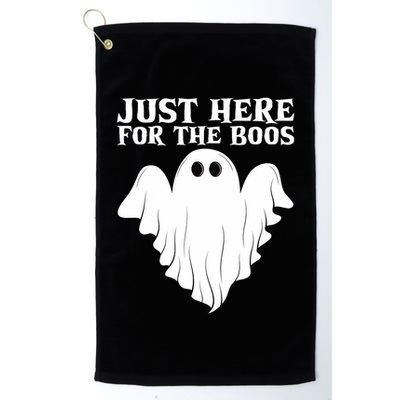 Just Here For The Boos Funny Ghost Golf Towel