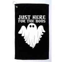 Just Here For The Boos Funny Ghost Golf Towel