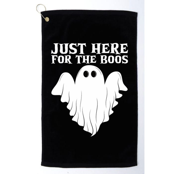 Just Here For The Boos Funny Ghost Golf Towel