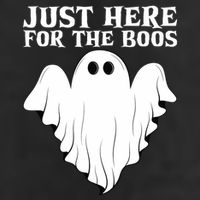 Just Here For The Boos Funny Ghost Golf Towel