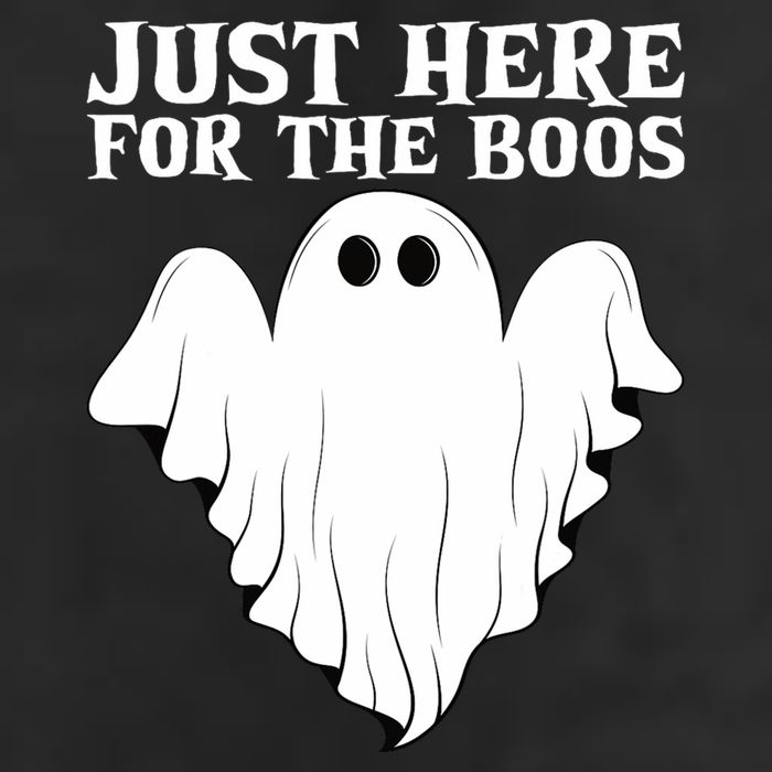 Just Here For The Boos Funny Ghost Golf Towel