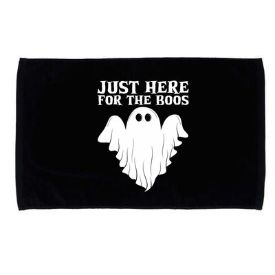 Just Here For The Boos Funny Ghost Microfiber Hand Towel