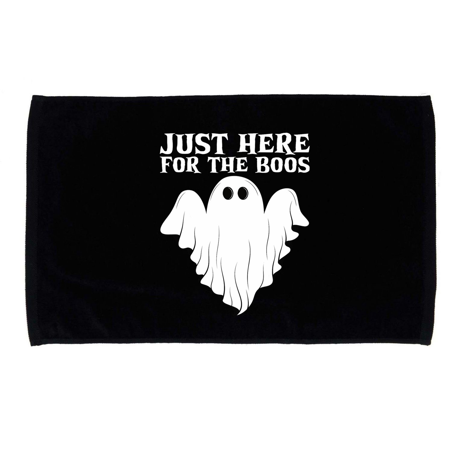 Just Here For The Boos Funny Ghost Microfiber Hand Towel