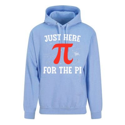 Just Here For The Pi Happy Pi Day Math Teacher Unisex Surf Hoodie