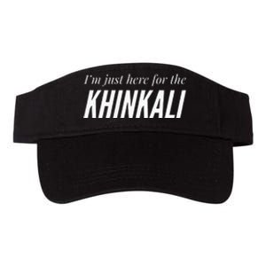 Just Here For The Khinkali Valucap Bio-Washed Visor