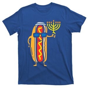 Jewish Hotdog Funny Food Hanukkah Pajamas Chanukah PJs US  T-Shirt