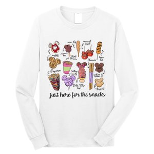 Just Here For The Snacks Long Sleeve Shirt