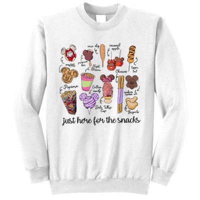 Just Here For The Snacks Sweatshirt