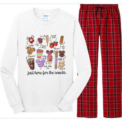 Just Here For The Snacks Long Sleeve Pajama Set