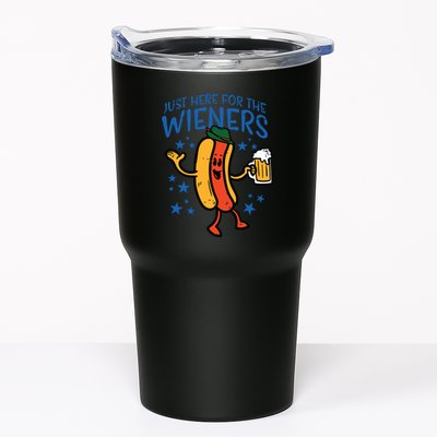 Just Here For The Wieners Hotdog Funny Oktoberfest Tumbler