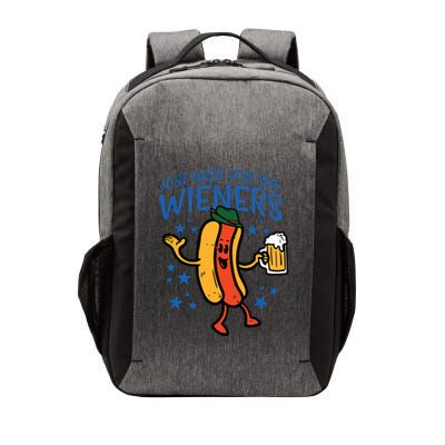 Just Here For The Wieners Hotdog Funny Oktoberfest Vector Backpack
