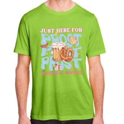 Just Here For Prost Oktoberfest Drinking Team Adult ChromaSoft Performance T-Shirt