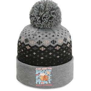 Just Here For Prost Oktoberfest Drinking Team The Baniff Cuffed Pom Beanie