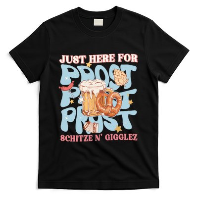 Just Here For Prost Oktoberfest Drinking Team T-Shirt