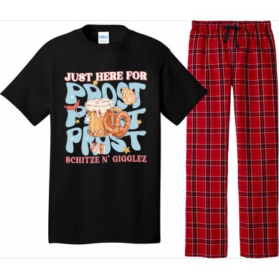 Just Here For Prost Oktoberfest Drinking Team Pajama Set