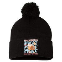 Just Here For Prost Oktoberfest Drinking Team Pom Pom 12in Knit Beanie