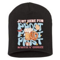 Just Here For Prost Oktoberfest Drinking Team Short Acrylic Beanie