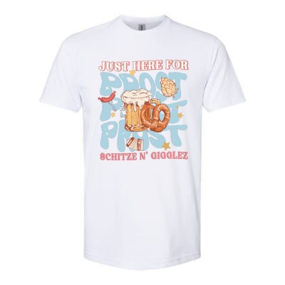 Just Here For Prost Oktoberfest Drinking Team Softstyle CVC T-Shirt