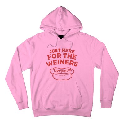 Just Here For The Wiener 4th Of July Hoodie