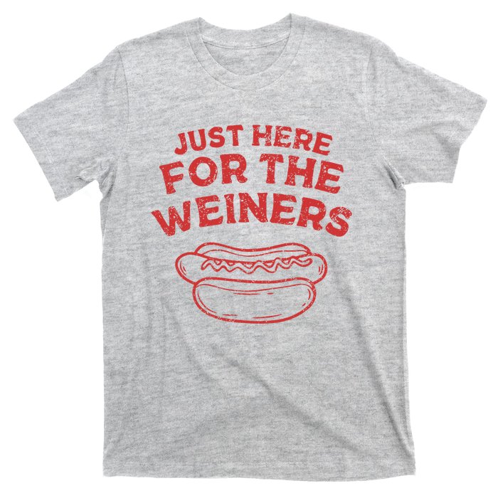 Just Here For The Wiener 4th Of July T-Shirt