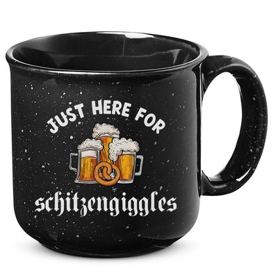 Just Here For Schitzengiggles Oktoberfest Drinking Team 15oz Campfire Ceramic Mug