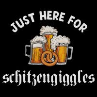 Just Here For Schitzengiggles Oktoberfest Drinking Team 16 in Basic Backpack