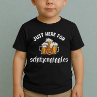 Just Here For Schitzengiggles Oktoberfest Drinking Team Toddler T-Shirt