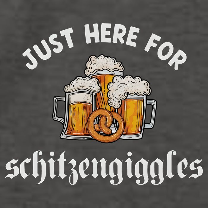 Just Here For Schitzengiggles Oktoberfest Drinking Team Vector Backpack