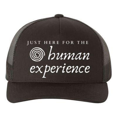 Just Here For The Human Experience Sacred Spiral Yupoong Adult 5-Panel Trucker Hat