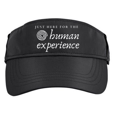 Just Here For The Human Experience Sacred Spiral Adult Drive Performance Visor