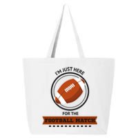 Just Here For The Football Match Graphic 25L Jumbo Tote