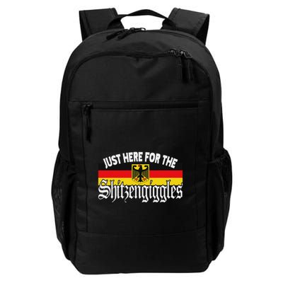 Just Here For The Shitzengiggles Oktoberfest Daily Commute Backpack