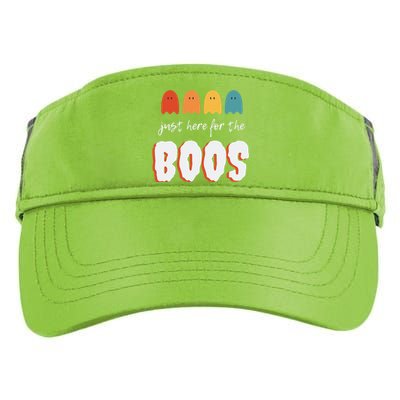 Just Here For The Boos Great Gift Adult Drive Performance Visor