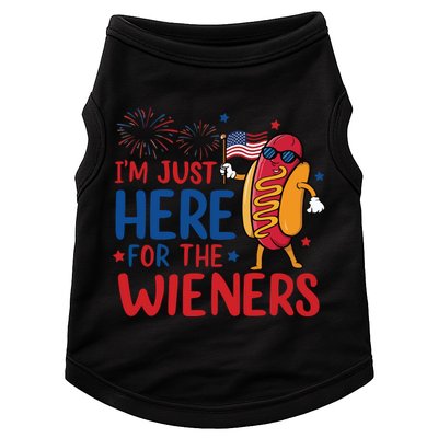Just Here For The Wieners Doggie Tank