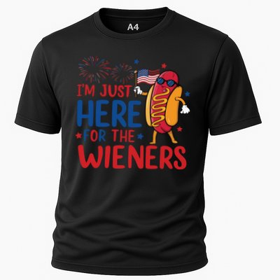 Just Here For The Wieners Performance Shirt