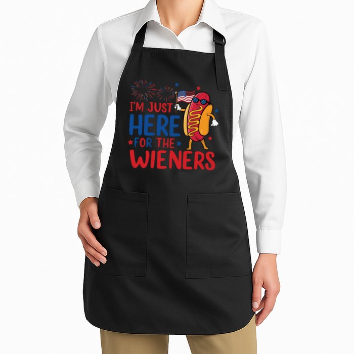 Just Here For The Wieners Apron