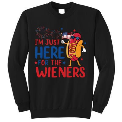 Just Here For The Wieners Sweatshirt