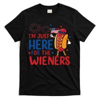 Just Here For The Wieners T-Shirt