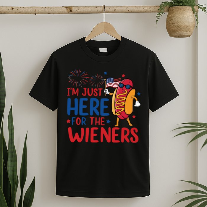 Just Here For The Wieners T-Shirt