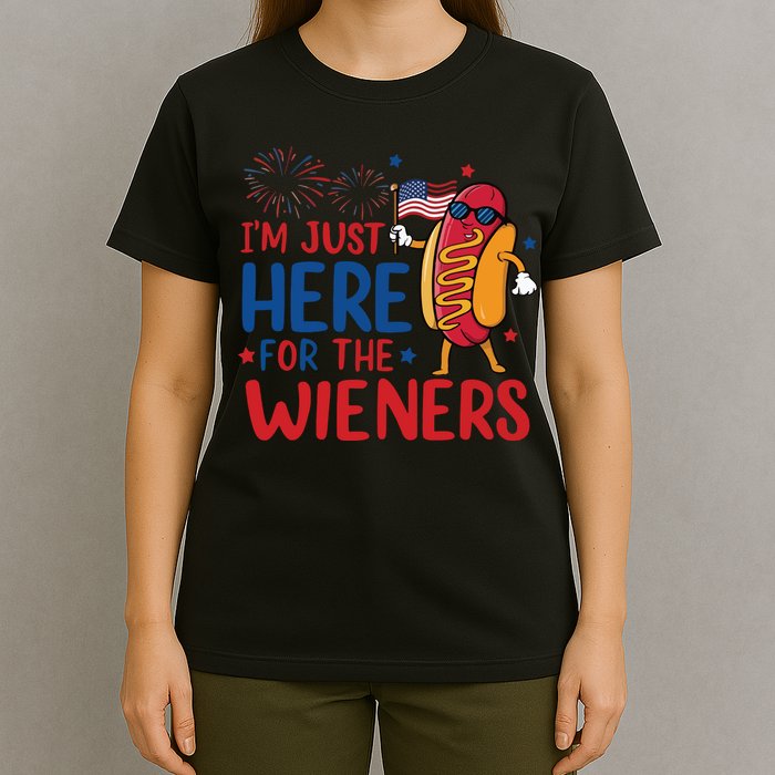 Just Here For The Wieners T-Shirt