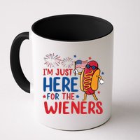 Just Here For The Wieners Mug