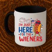 Just Here For The Wieners Mug