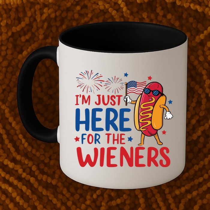 Just Here For The Wieners Mug