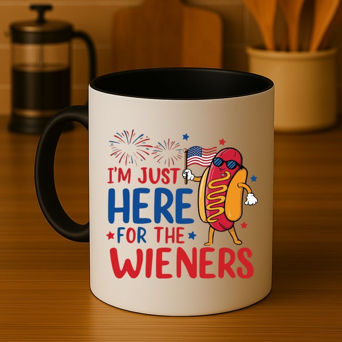 Just Here For The Wieners Mug