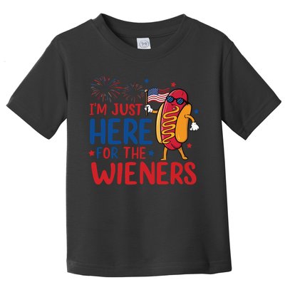 Just Here For The Wieners Toddler T-Shirt