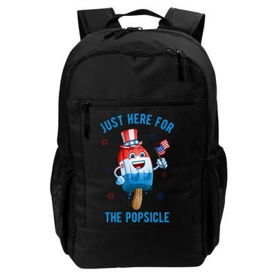 Just Here For The Popsicle 4th Of July Funny Festive Backpack